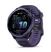 Forerunner 570 - 47mm Indigo Aluminum with Translucent Imperial Purple/Indigo Band - 010-02971-02- Garmin